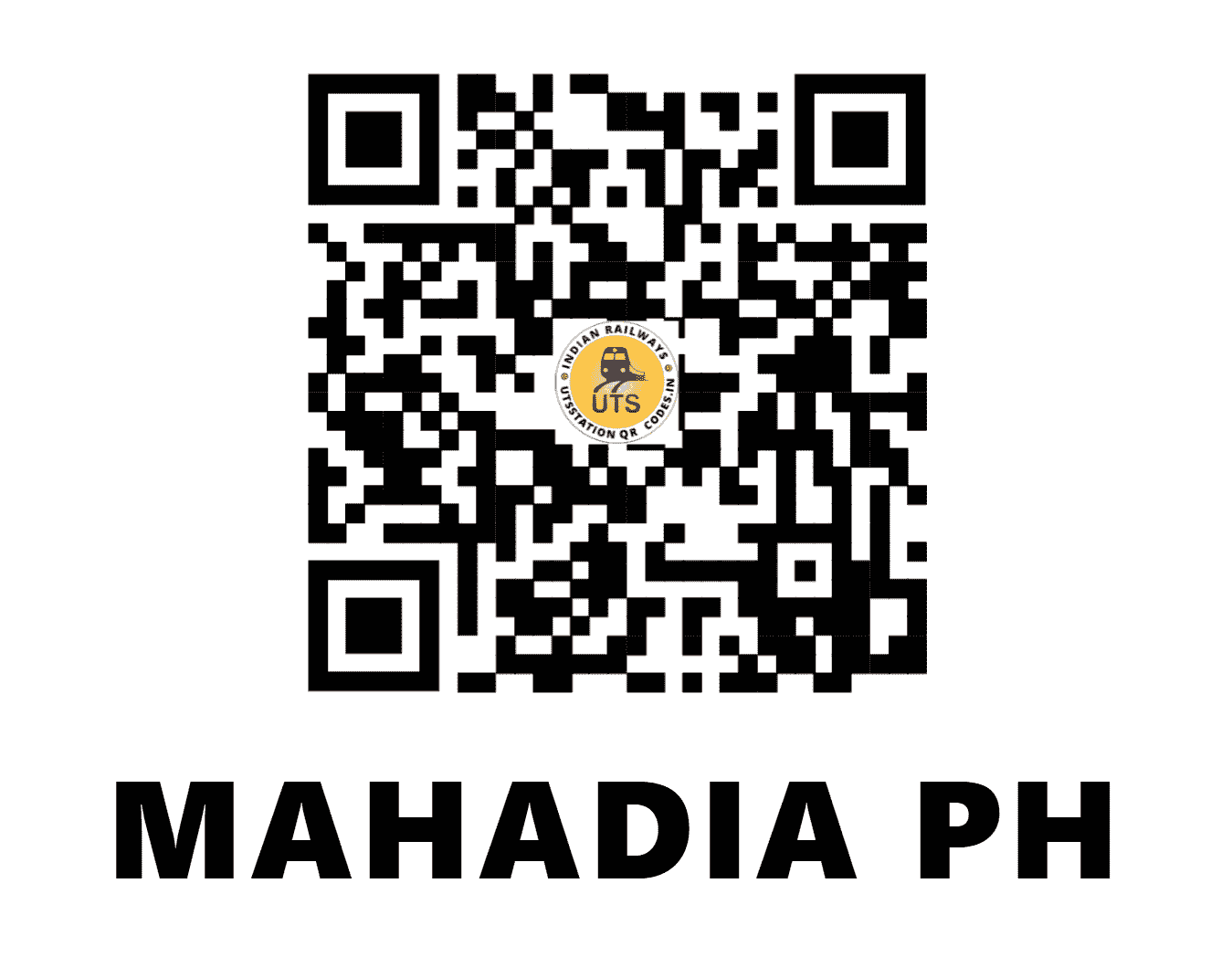 UTS QR Code for MAHADIA PH - MHDB - EO (ODISHA)