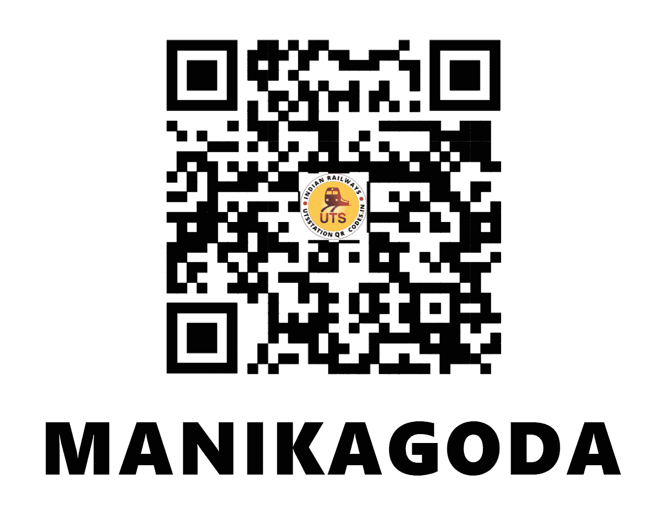 UTS QR Code for MANIKAGODA - MKGD - EO (ODISHA)