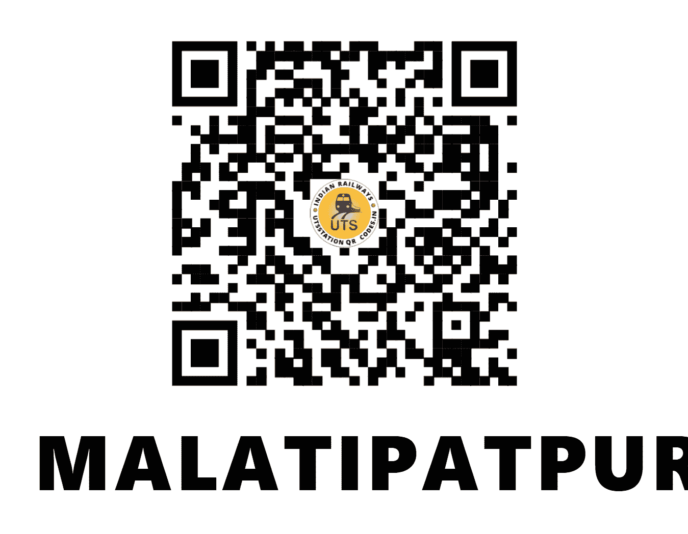 UTS QR Code for MALATIPATPUR - MLT - EO (ODISHA)