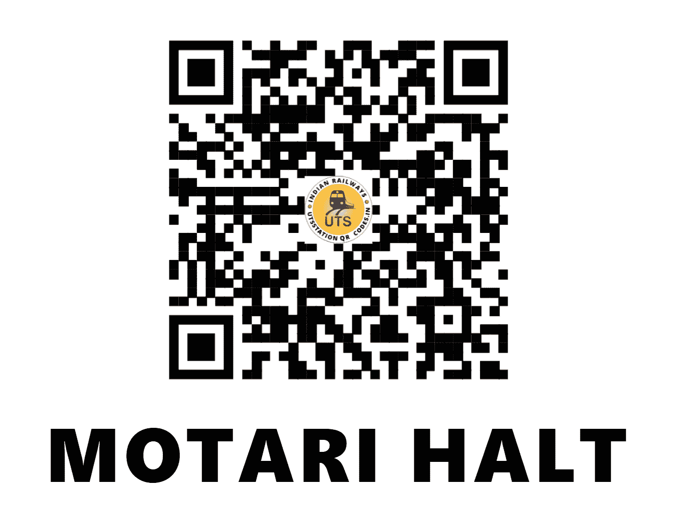 UTS QR Code for MOTARI HALT - MWQ - EO (ODISHA)
