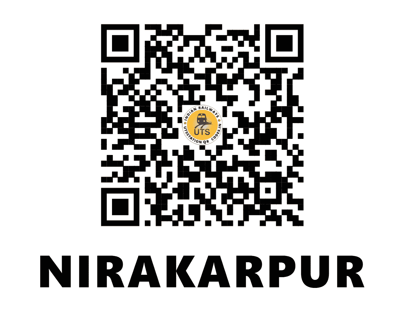 UTS QR Code for NIRAKARPUR - NKP - EO (ODISHA)