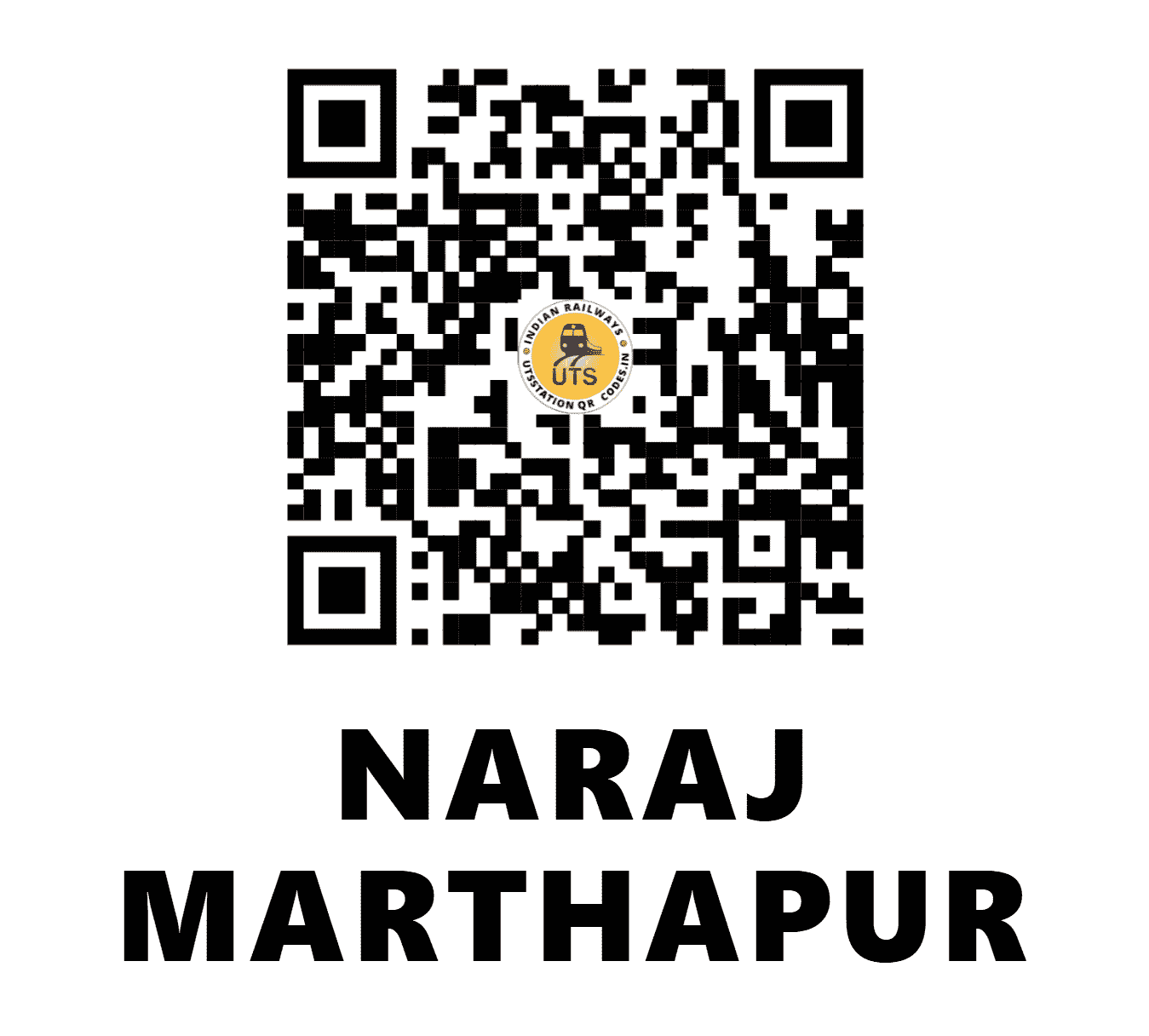 UTS QR Code for NARAJ MARTHAPUR - NQR - EO (ODISHA)