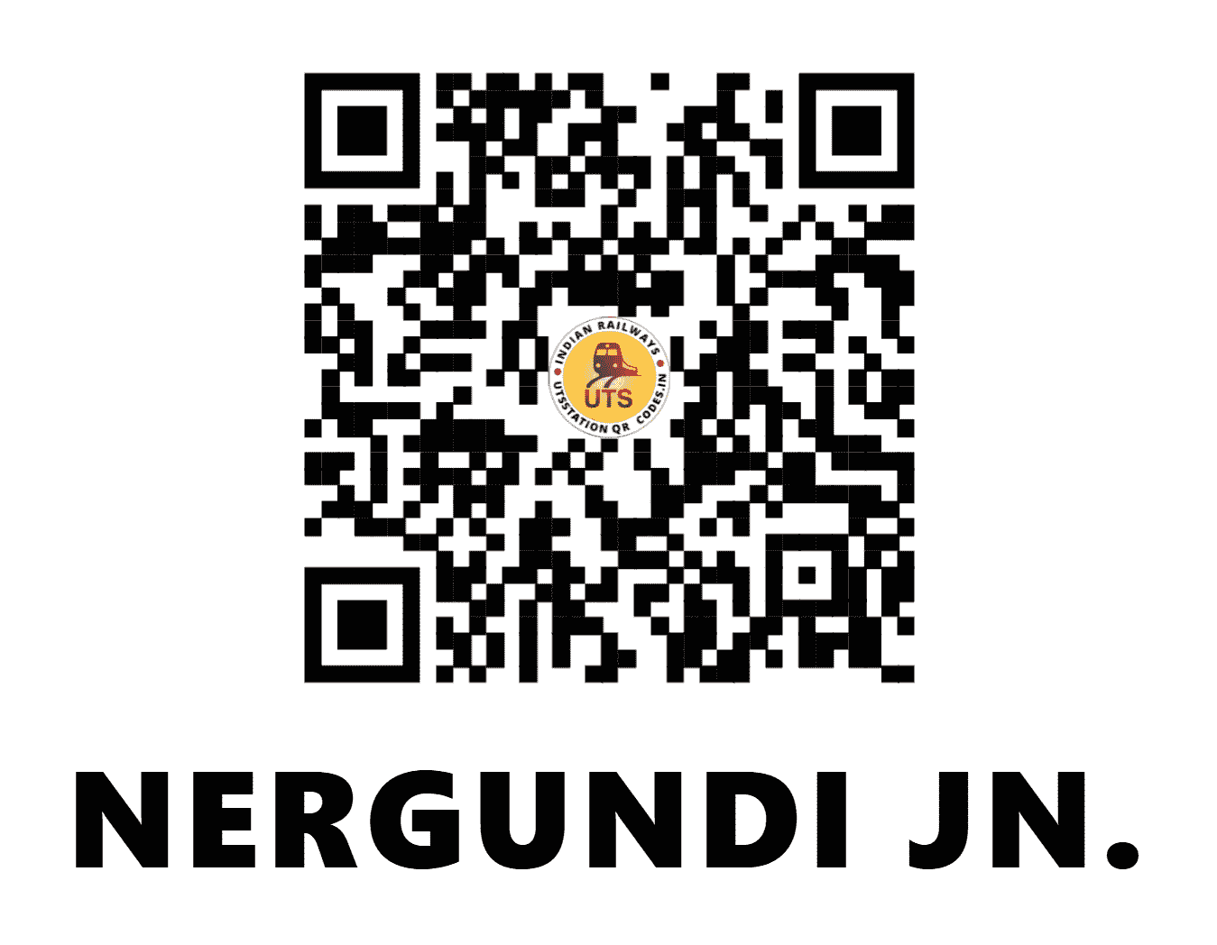 UTS QR Code for NERGUNDI JN. - NRG - EO (ODISHA)
