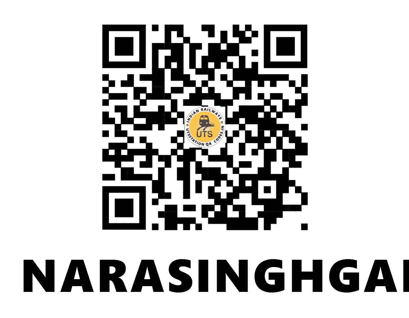 UTS QR Code for NARASINGHGARH - NSGR - EO (ODISHA)