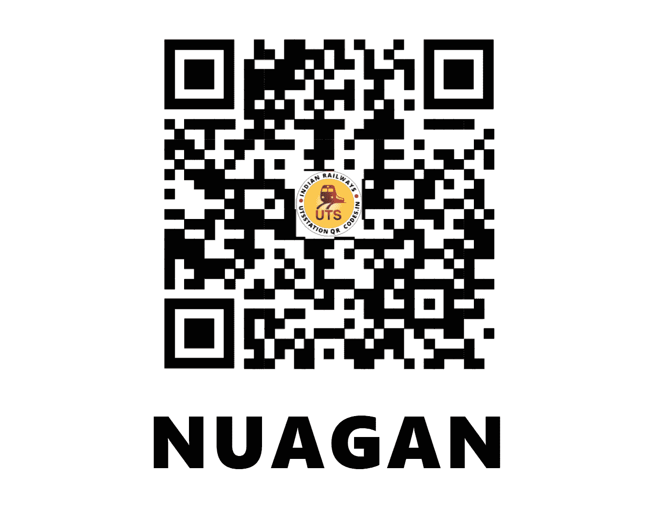 UTS QR Code for NUAGAN - NUGN - EO (ODISHA)