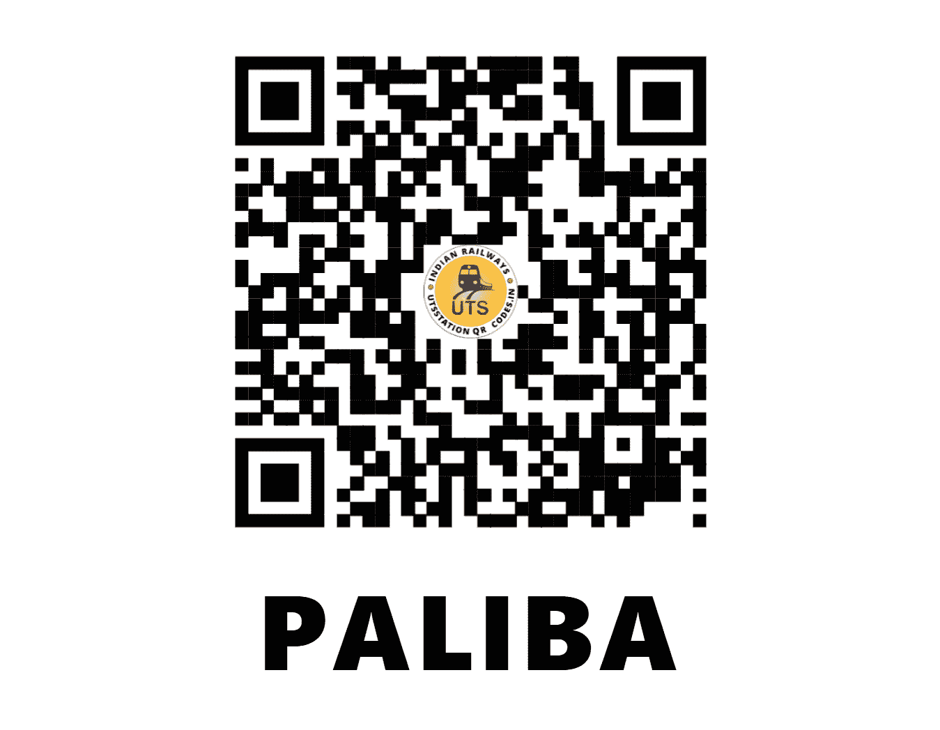 UTS QR Code for PALIBA - PBV - EO (ODISHA)