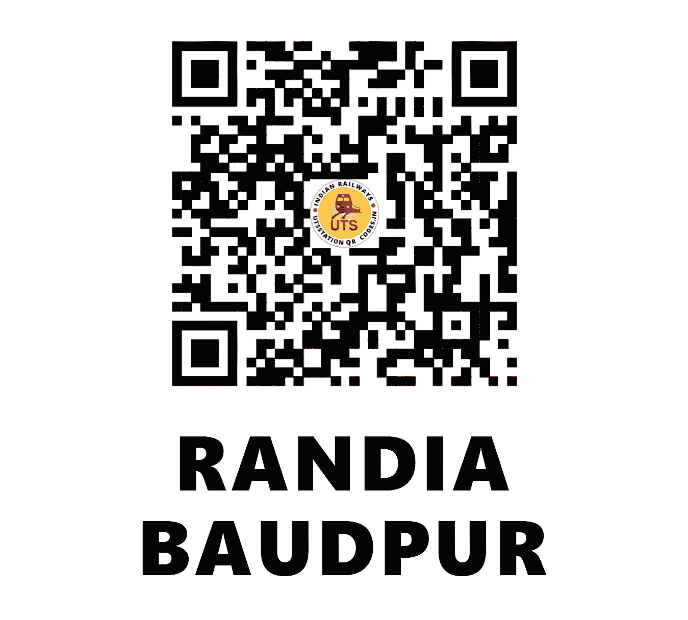 UTS QR Code for RANDIA BAUDPUR - RDBR - EO (ODISHA)
