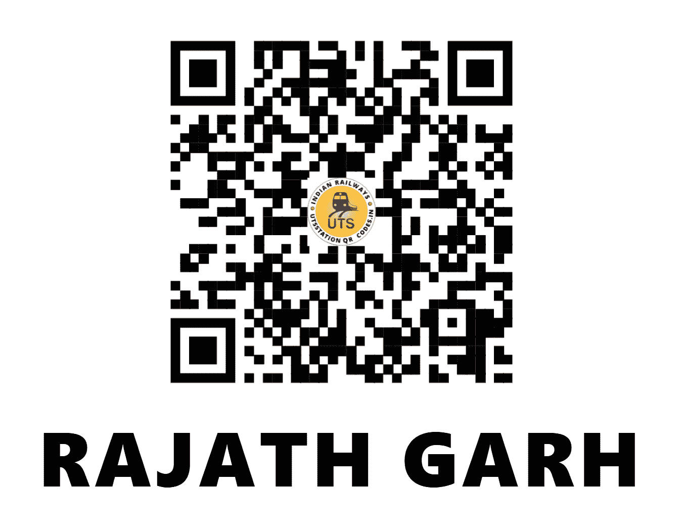 UTS QR Code for RAJATH GARH - RJGR - EO (ODISHA)