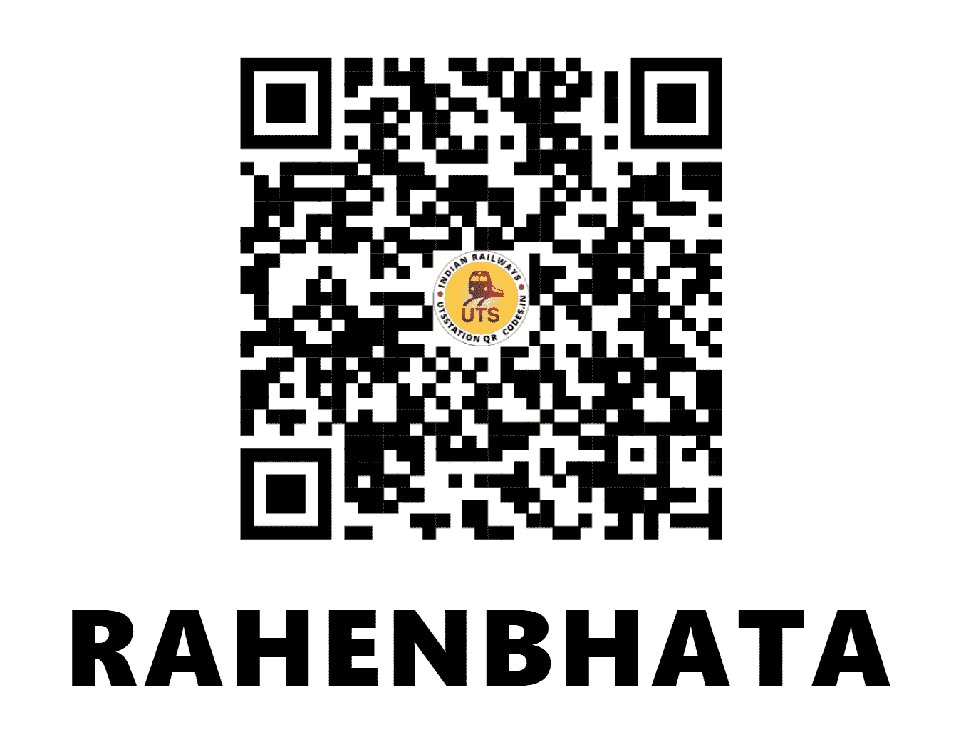 UTS QR Code for RAHENBHATA - RNBT - EO (ODISHA)