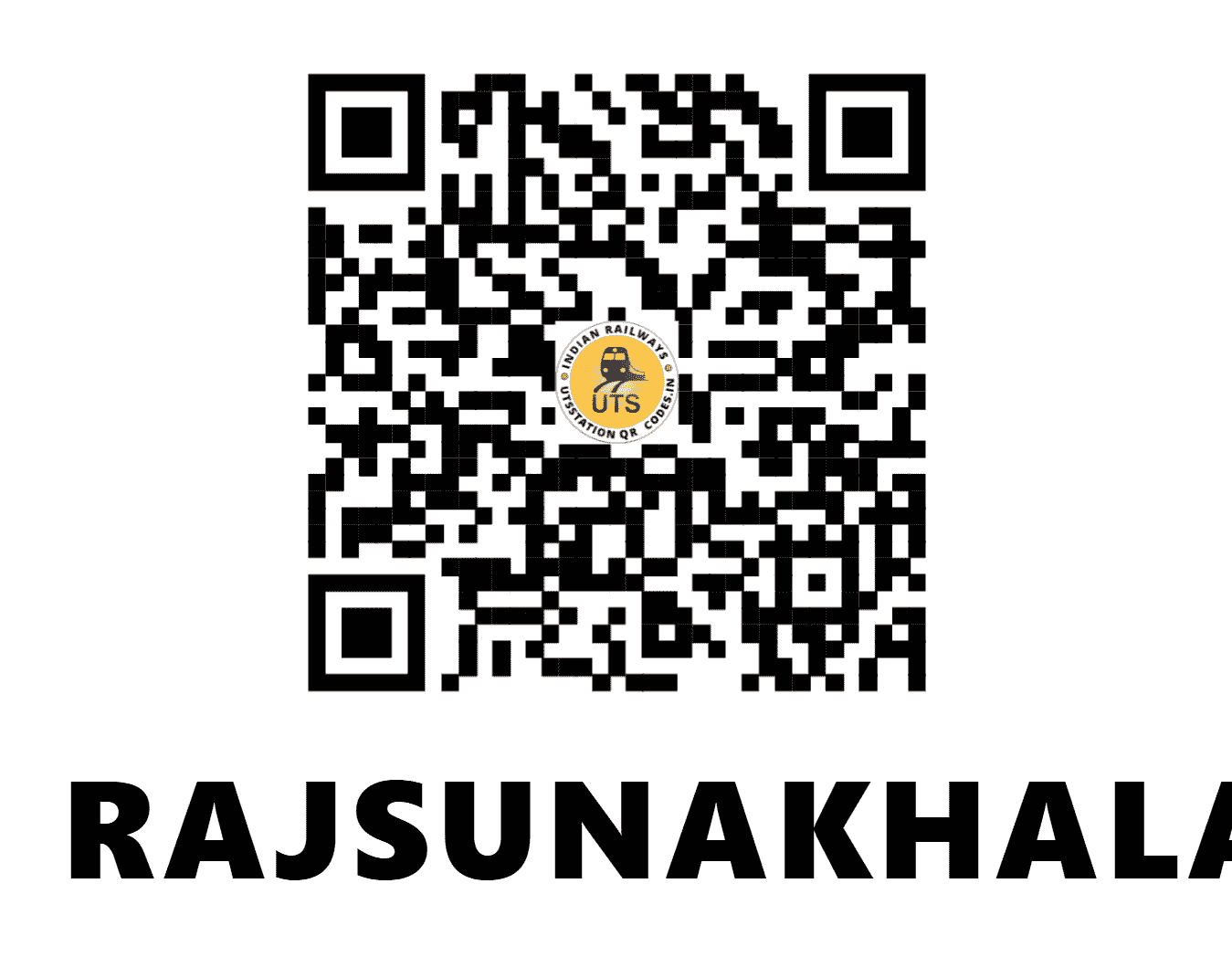 UTS QR Code for RAJSUNAKHALA - RSKA - EO (ODISHA)