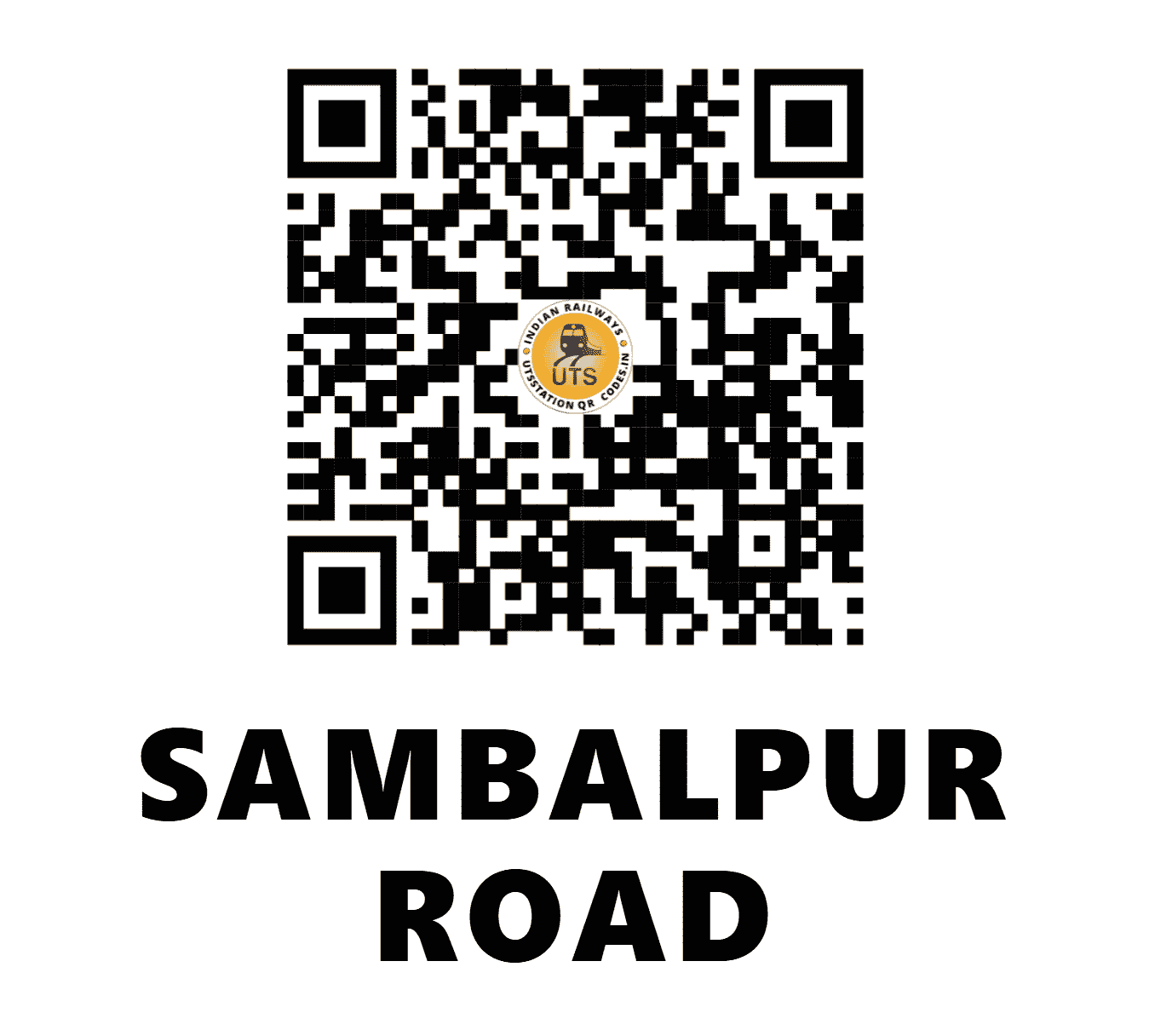 UTS QR Code for SAMBALPUR ROAD - SBPD - EO (ODISHA)