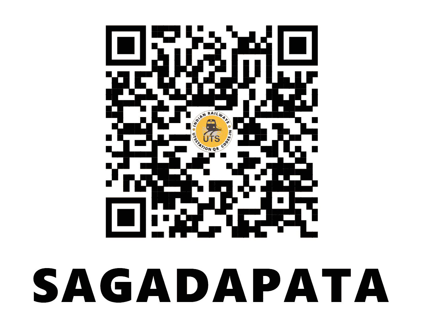 UTS QR Code for SAGADAPATA - SGDP - EO (ODISHA)