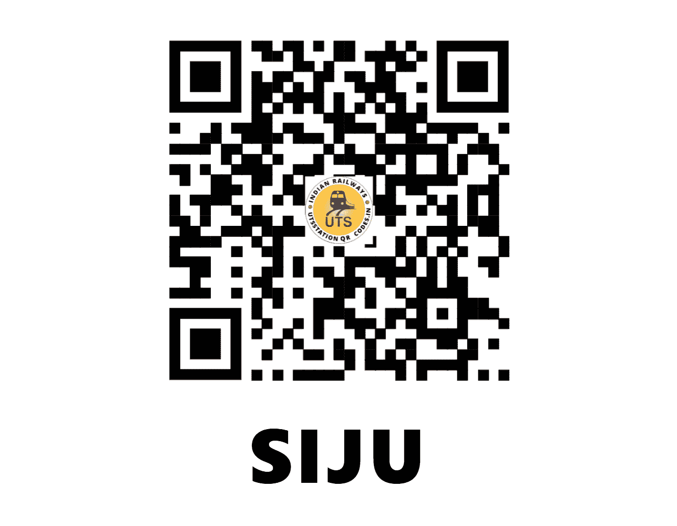 UTS QR Code for SIJU - SIJU - EO (ODISHA)
