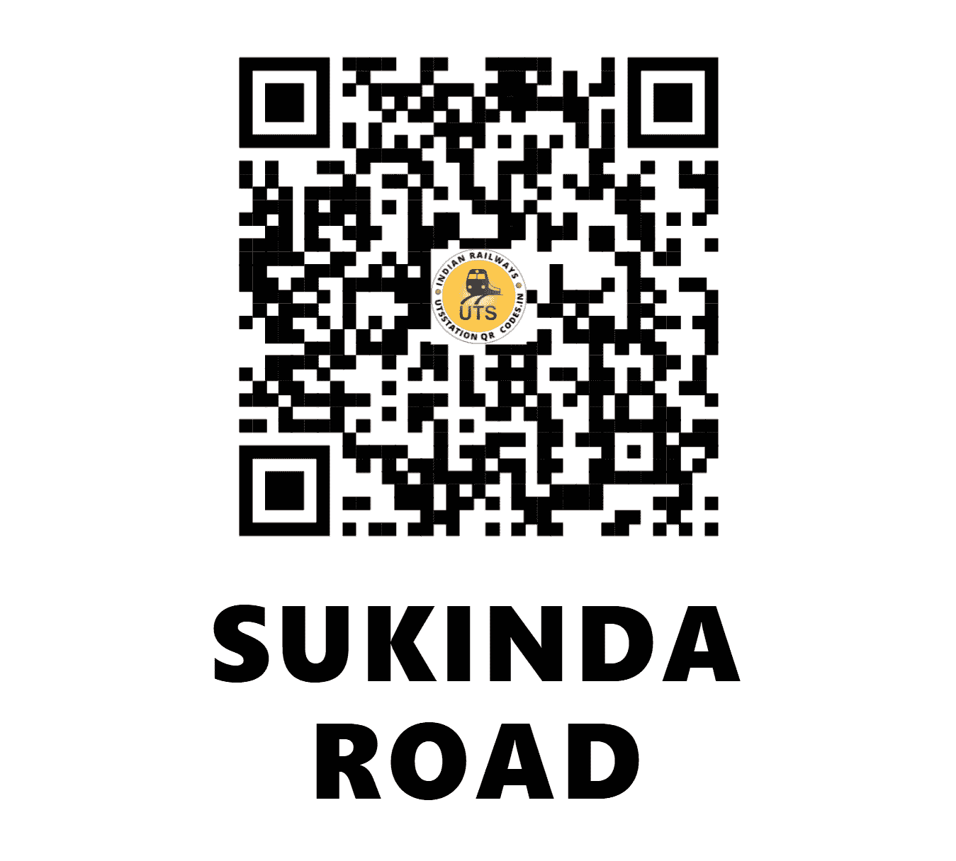 UTS QR Code for SUKINDA ROAD - SKND - EO (ODISHA)