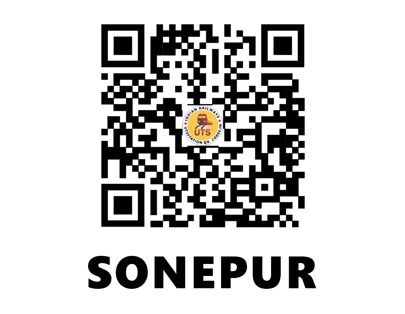 UTS QR Code for SONEPUR - SNPU - EO (ODISHA)