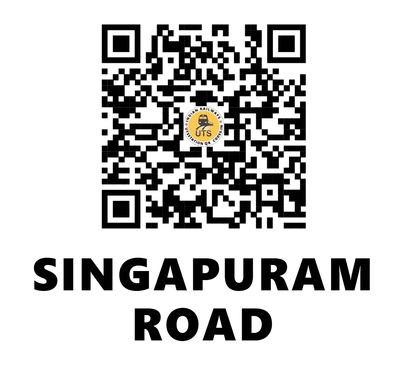 UTS QR Code for SINGAPURAM ROAD - SPRD - EO (ODISHA)