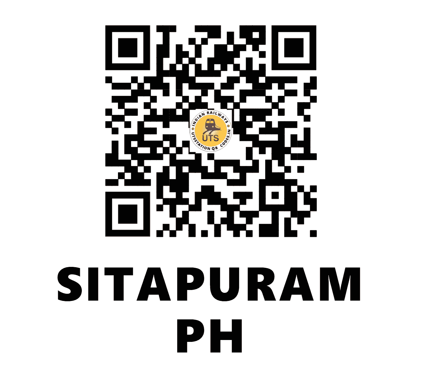 UTS QR Code for SITAPURAM PH - SPRM - EO (ODISHA)
