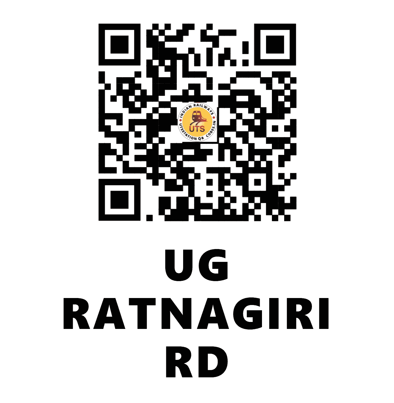 UTS QR Code for UG RATNAGIRI RD - URGR - EO (ODISHA)