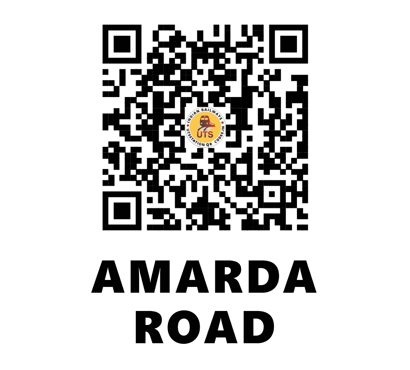 UTS QR Code for AMARDA ROAD - ARD - SE (ODISHA)