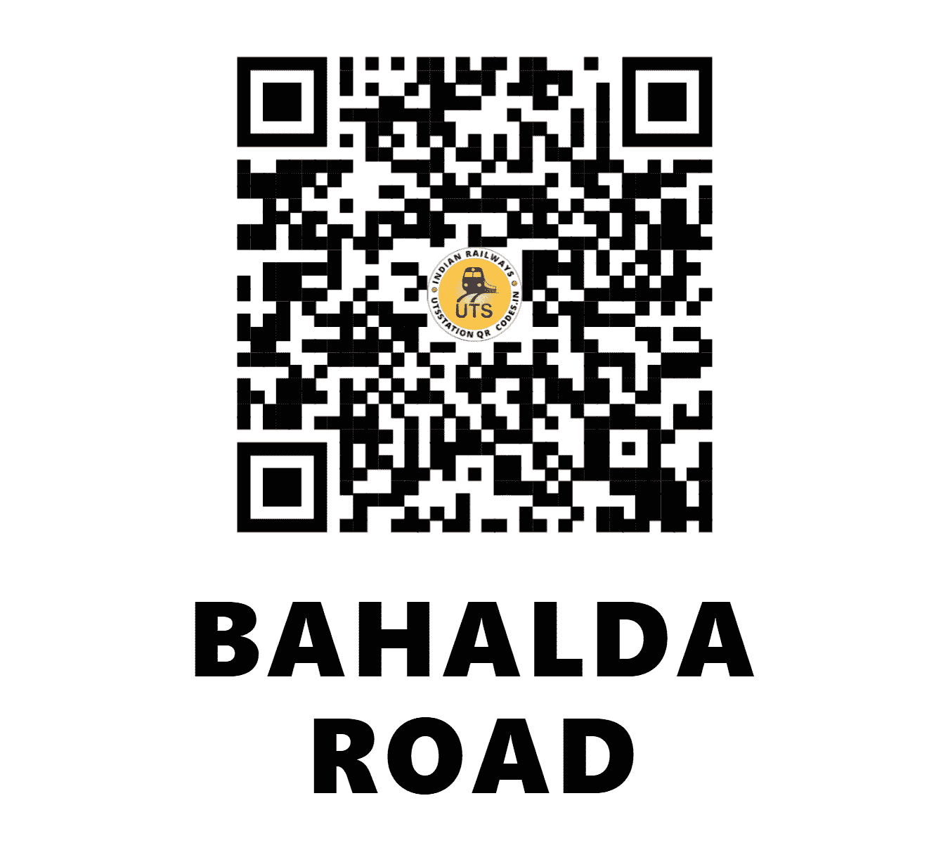 UTS QR Code for BAHALDA ROAD - BDO - SE (ODISHA)