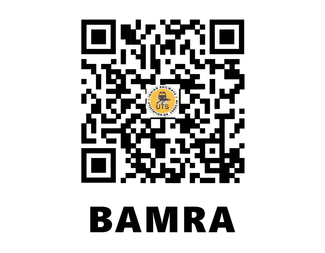 UTS QR Code for BAMRA - BMB - SE (ODISHA)