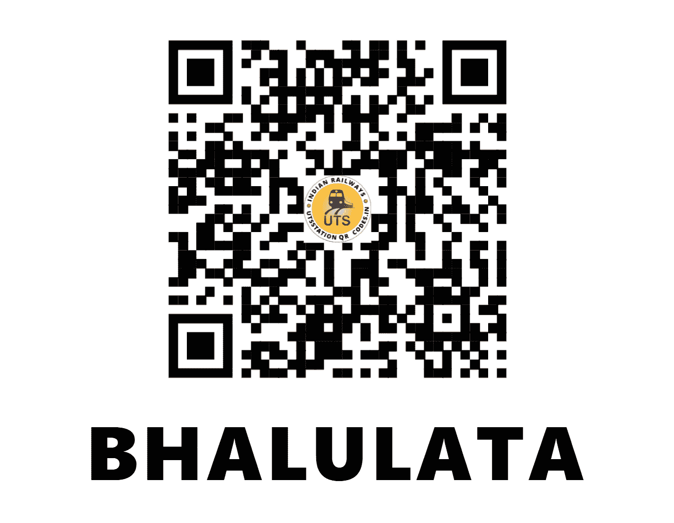 UTS QR Code for BHALULATA - BUL - SE (ODISHA)
