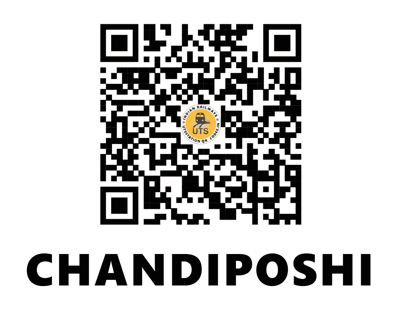 UTS QR Code for CHANDIPOSHI - CPE - SE (ODISHA)