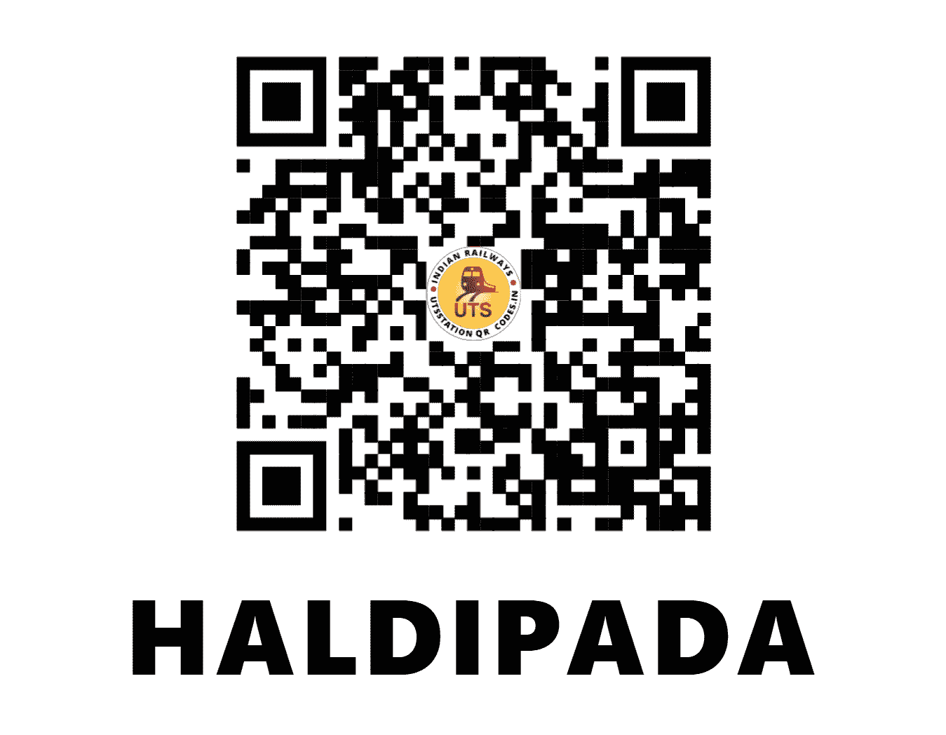 UTS QR Code for HALDIPADA - HIP - SE (ODISHA)