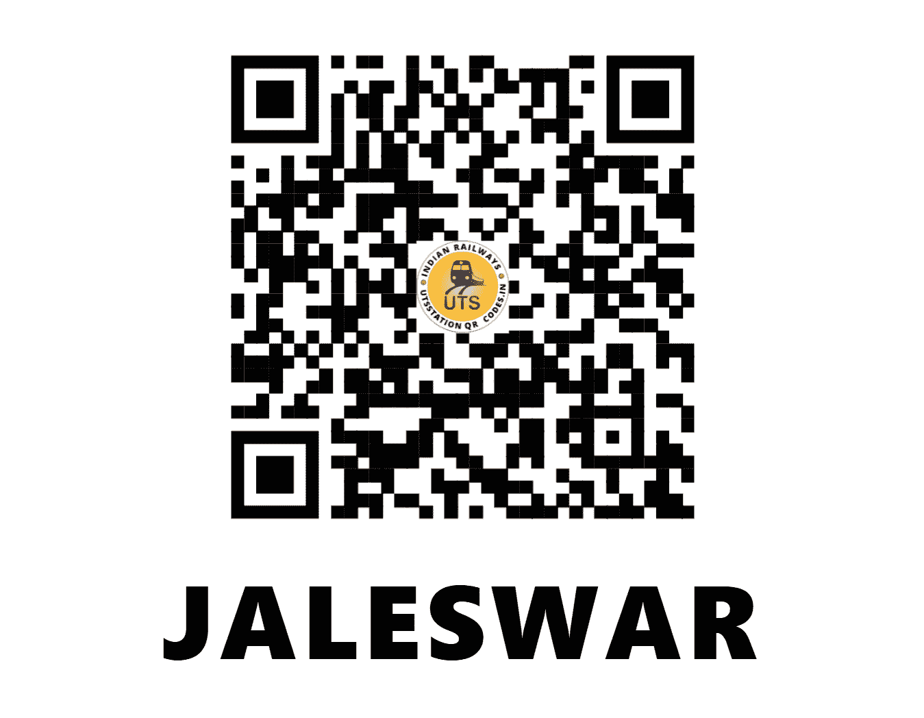 UTS QR Code for JALESWAR - JER - SE (ODISHA)