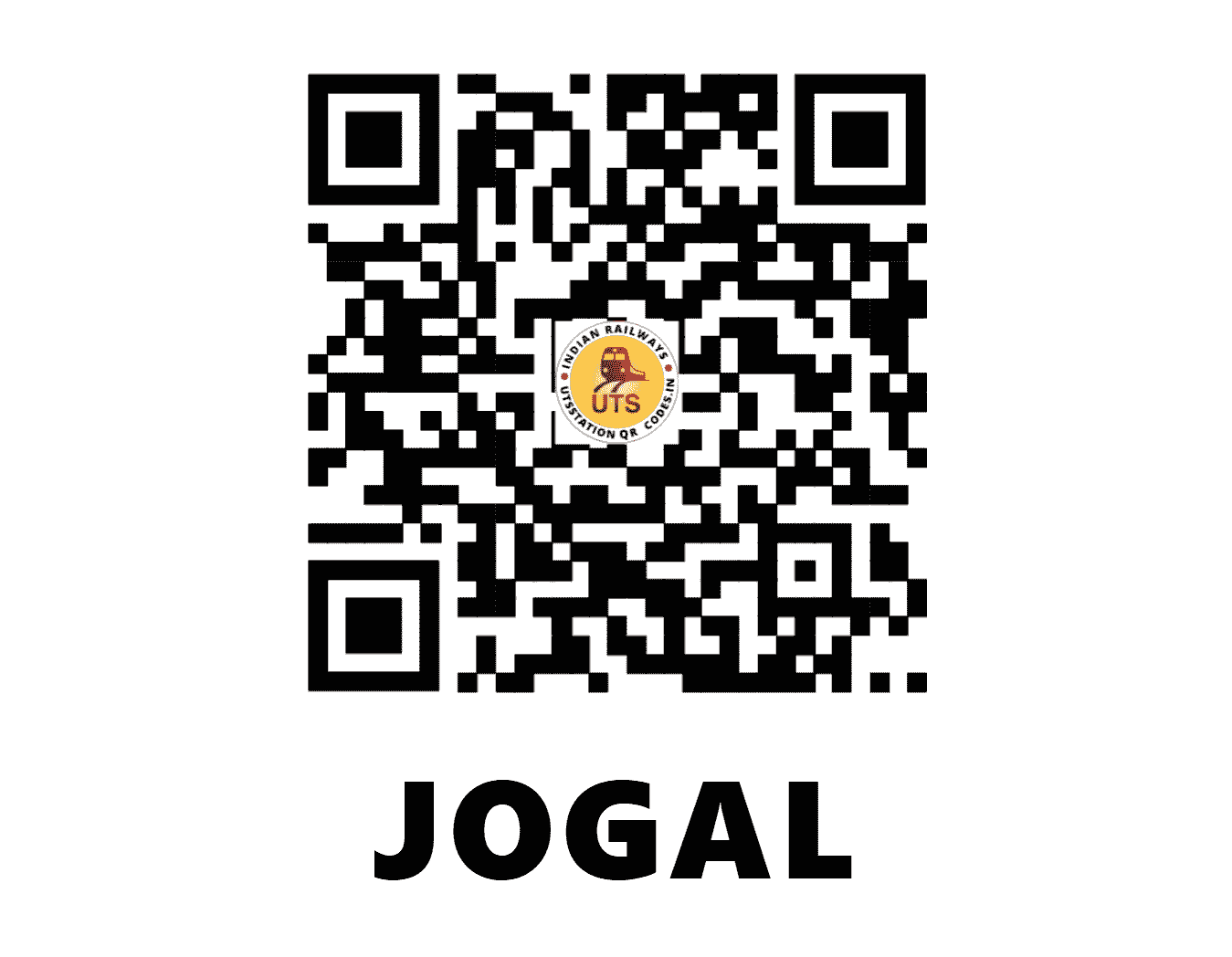 UTS QR Code for JOGAL - JOL - SE (ODISHA)