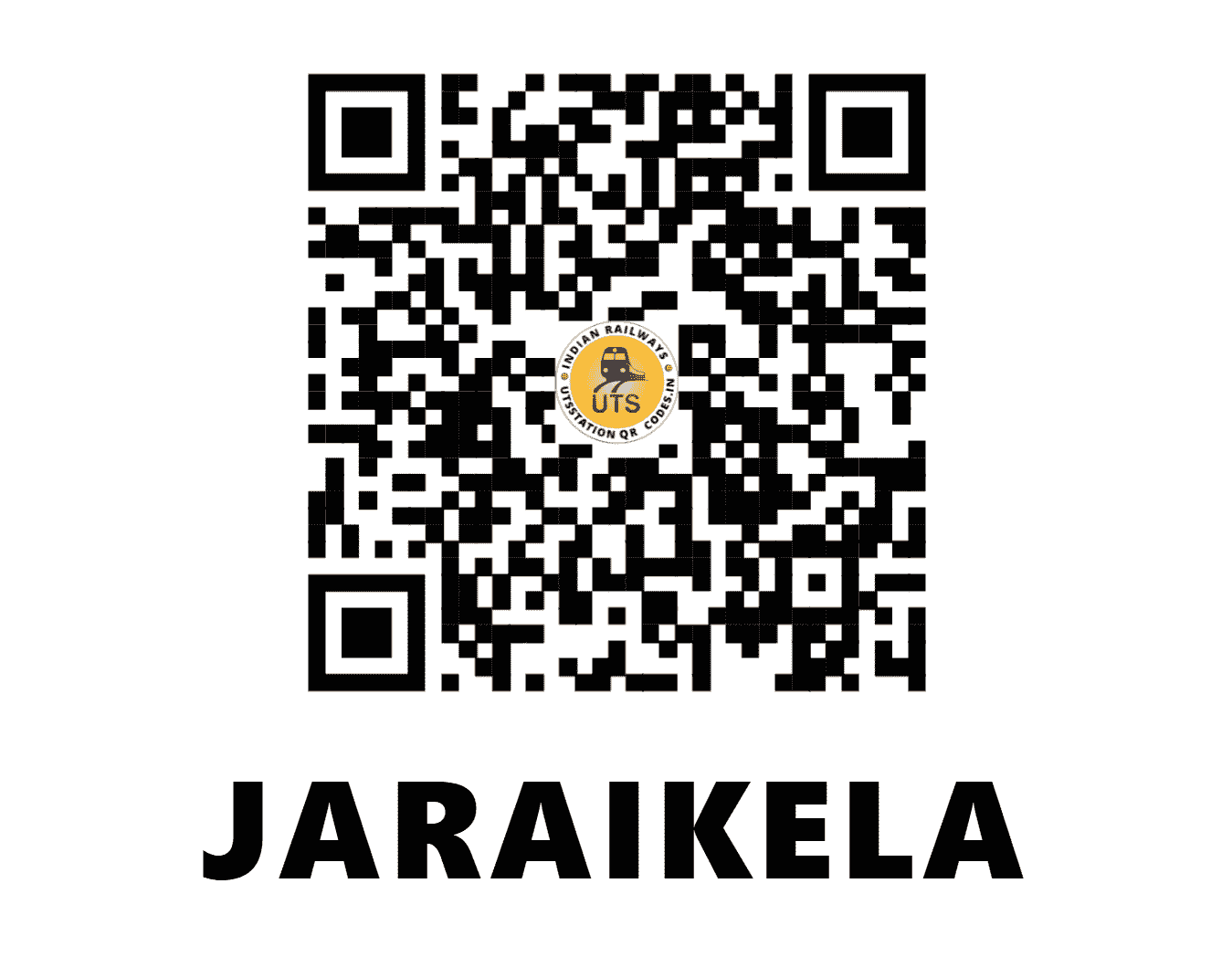 UTS QR Code for JARAIKELA - JRA - SE (ODISHA)