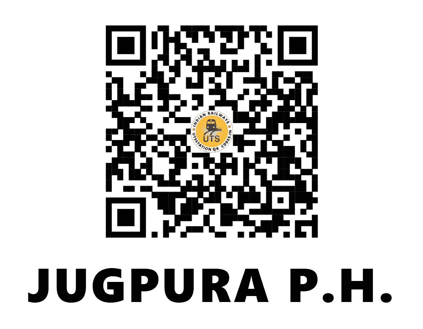 UTS QR Code for JUGPURA P.H. - JRG - SE (ODISHA)