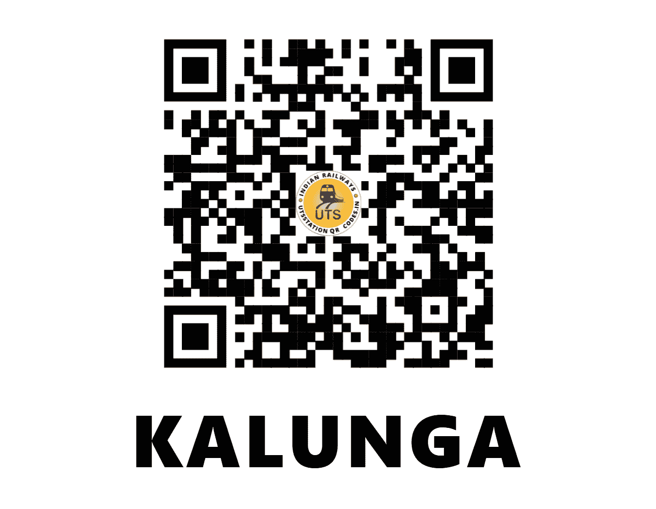UTS QR Code for KALUNGA - KLG - SE (ODISHA)