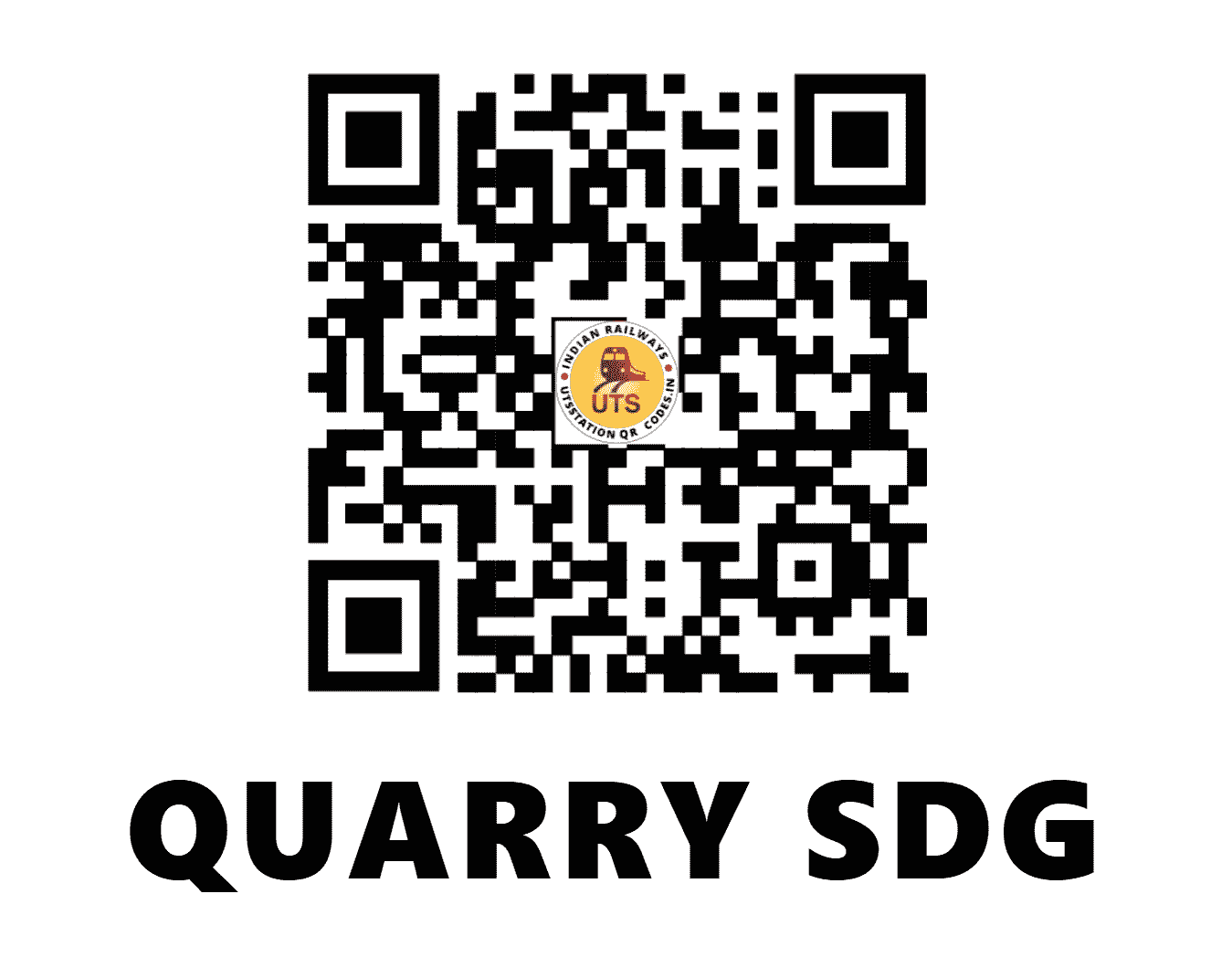 UTS QR Code for QUARRY SDG - QRS - SE (ODISHA)