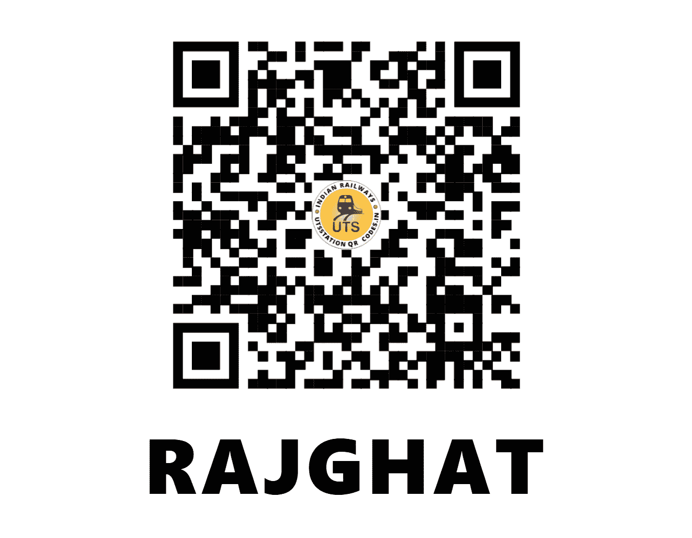 UTS QR Code for RAJGHAT - RGT - SE (ODISHA)
