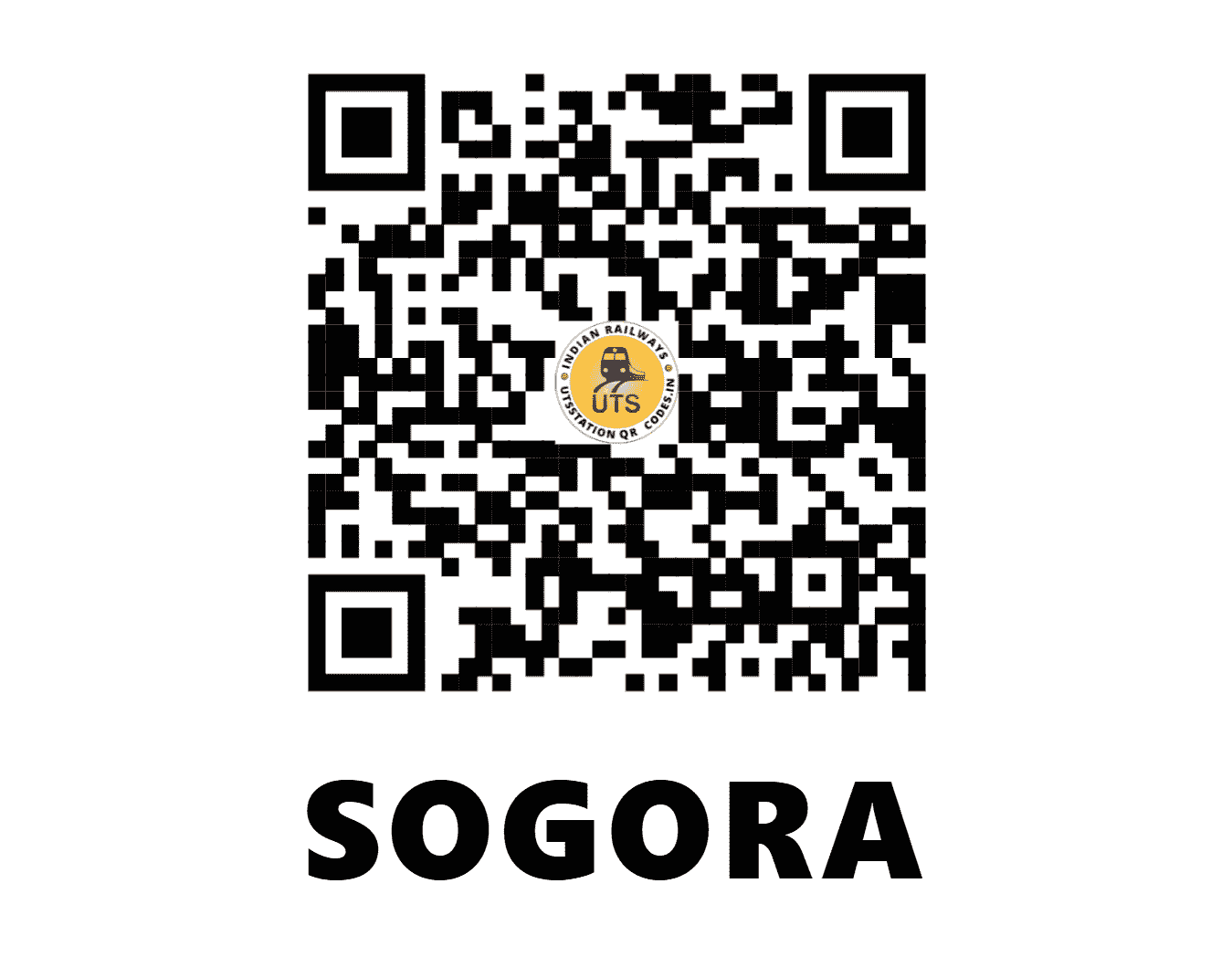 UTS QR Code for SOGORA - SOGR - SE (ODISHA)