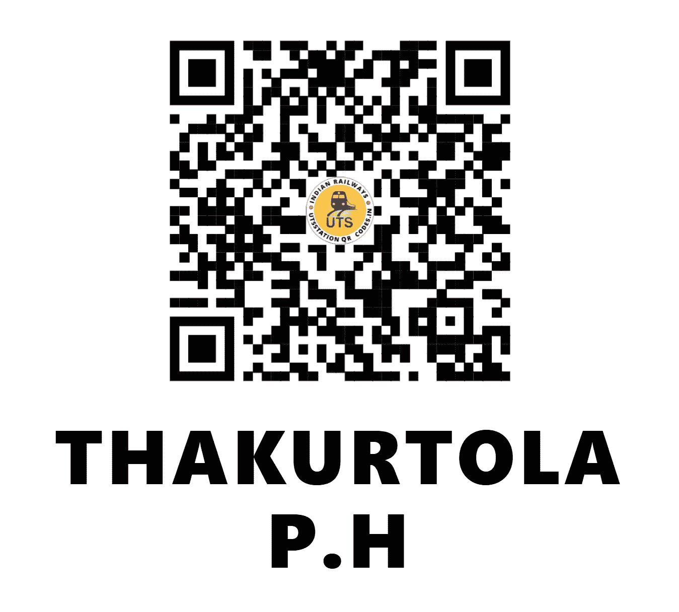 UTS QR Code for THAKURTOLA P.H - TKH - SE (ODISHA)