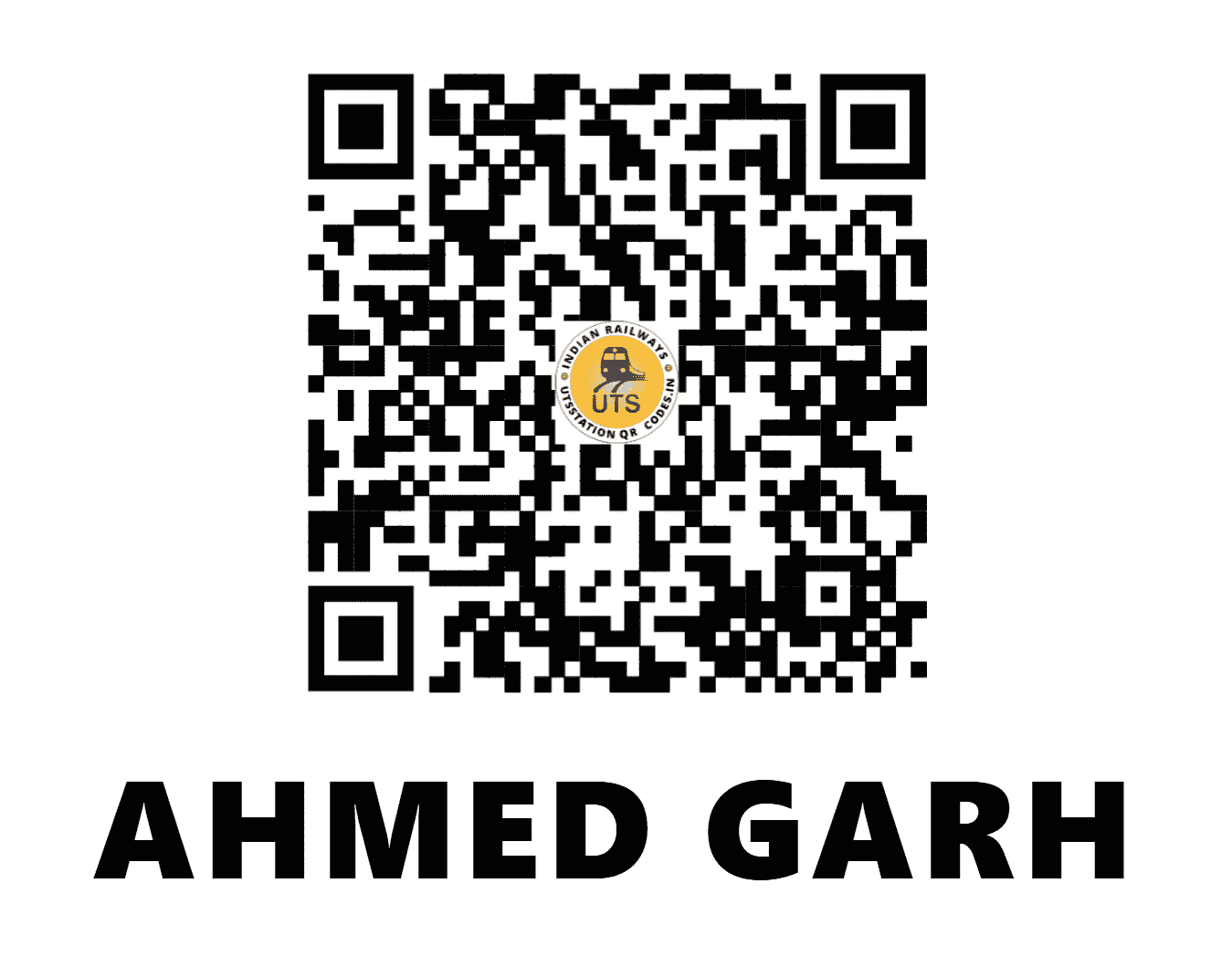 UTS QR Code for AHMED GARH - AHH - NR (PUNJAB)