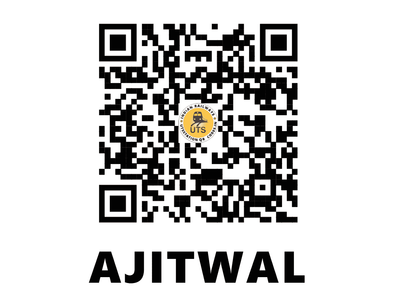 UTS QR Code for AJITWAL - AJL - NR (PUNJAB)
