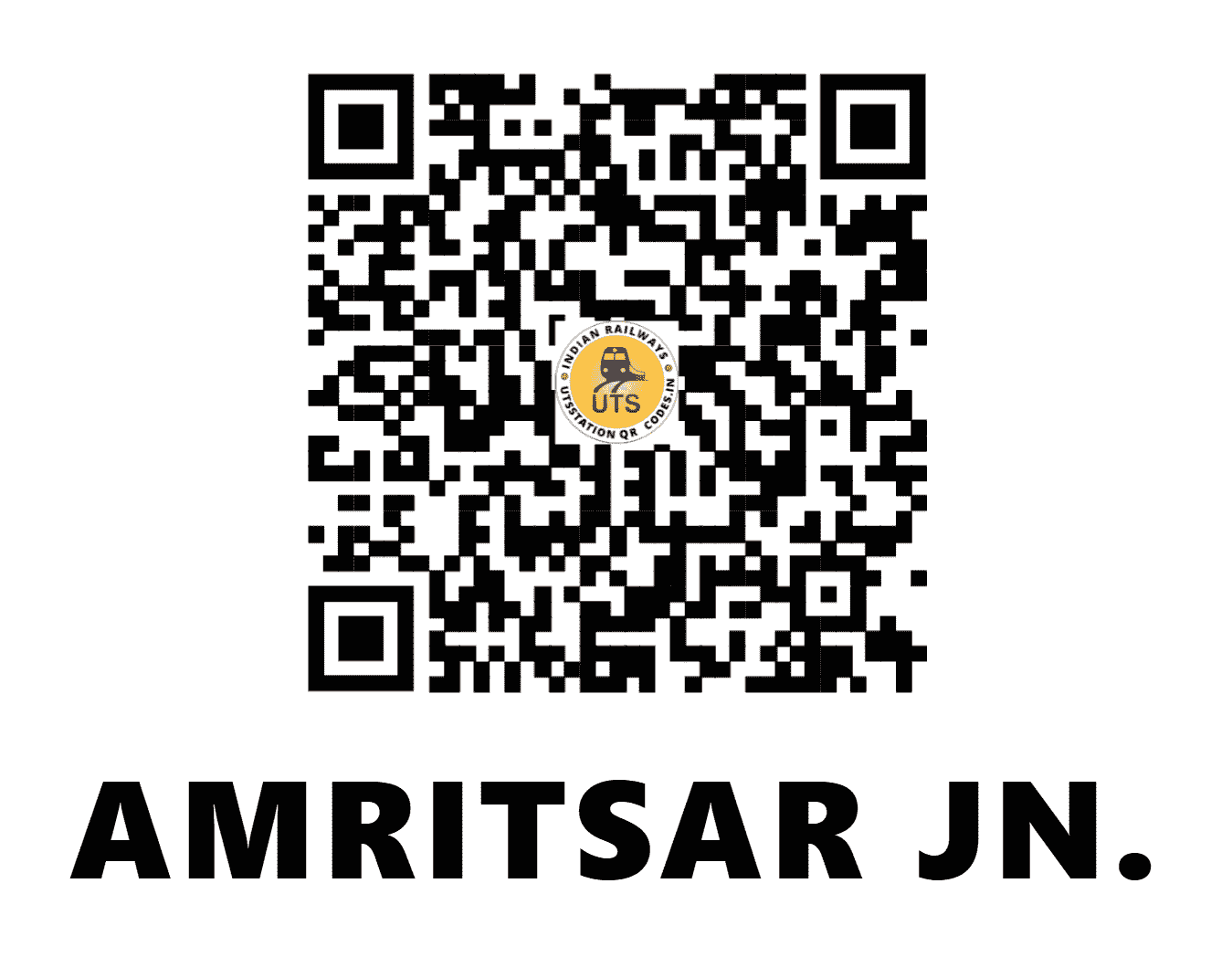 UTS QR Code for AMRITSAR JN. - ASR - NR (PUNJAB)
