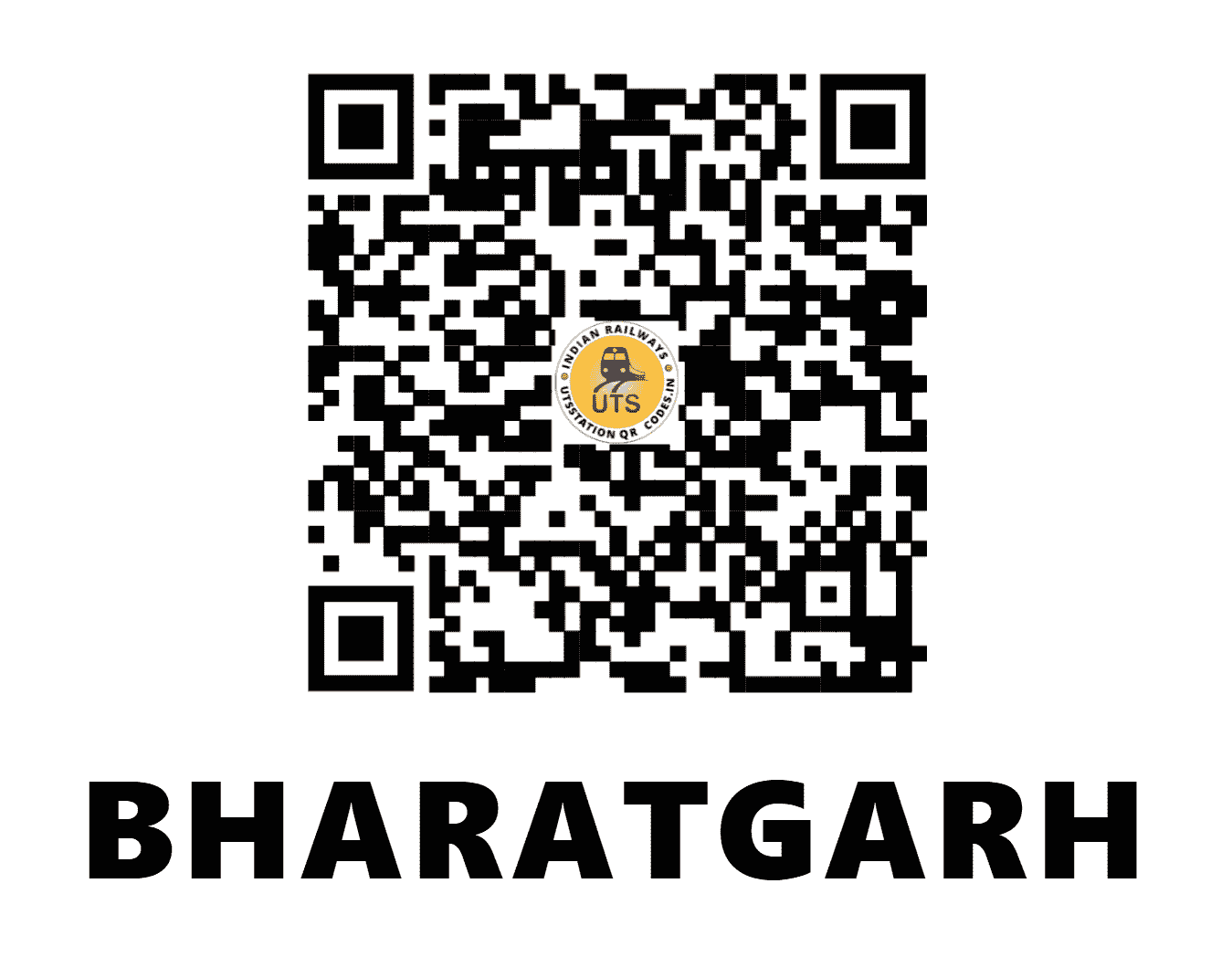 UTS QR Code for BHARATGARH - BARJ - NR (PUNJAB)