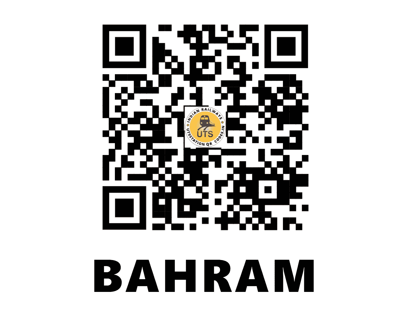 UTS QR Code for BAHRAM - BHM - NR (PUNJAB)
