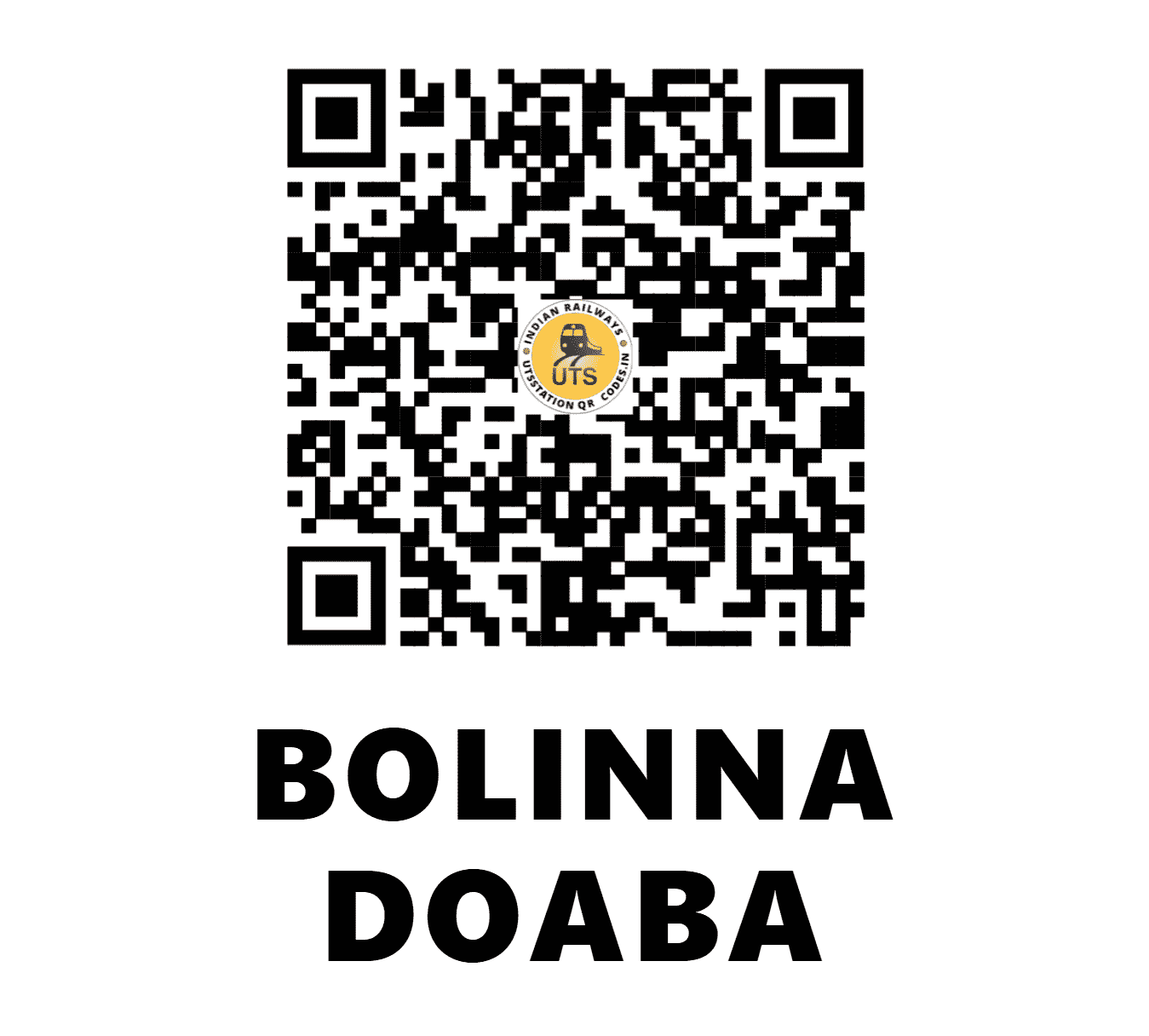 UTS QR Code for BOLINNA DOABA - BLND - NR (PUNJAB)