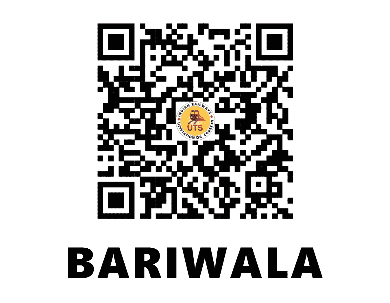 UTS QR Code for BARIWALA - BRW - NR (PUNJAB)