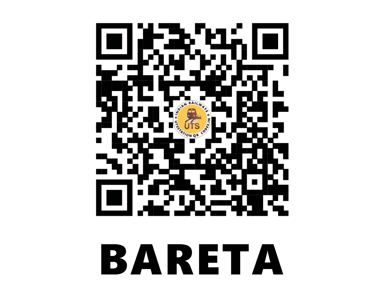 UTS QR Code for BARETA - BRZ - NR (PUNJAB)