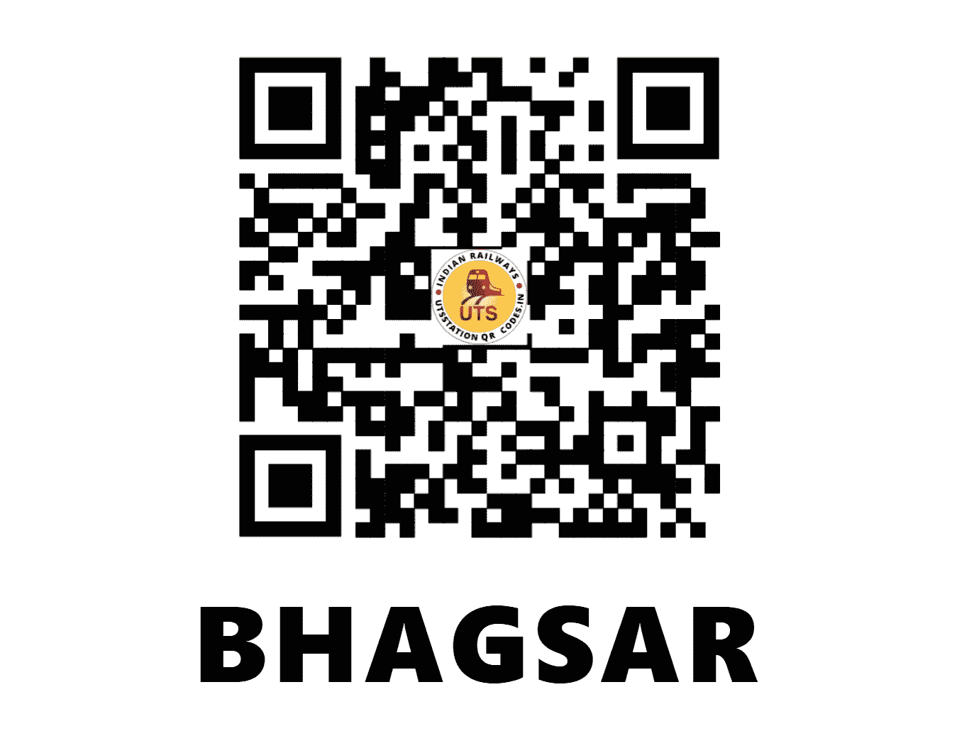 UTS QR Code for BHAGSAR - BSGR - NR (PUNJAB)