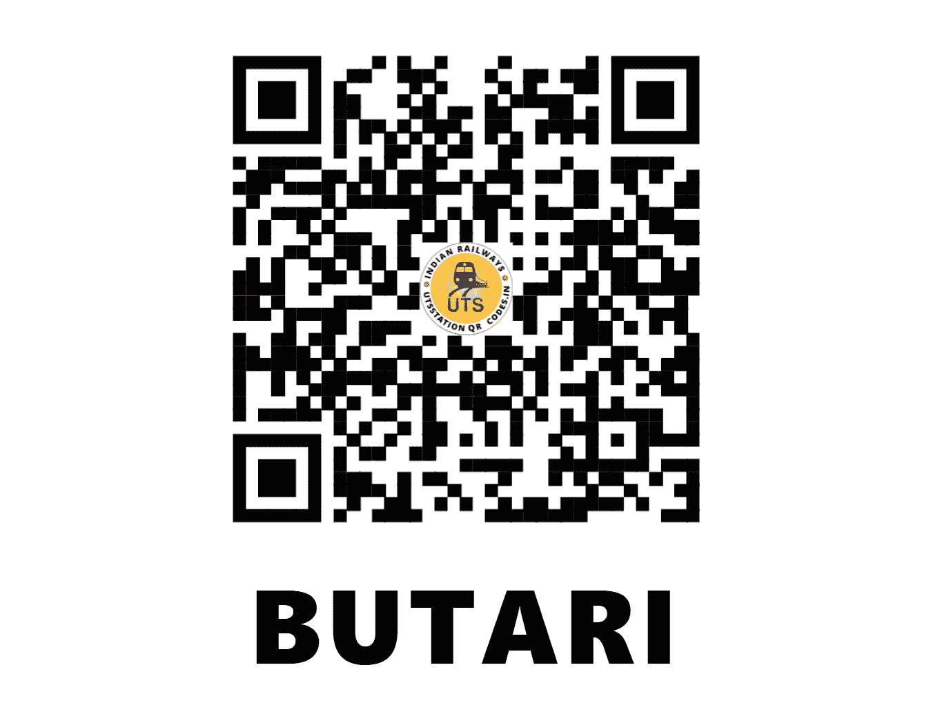 UTS QR Code for BUTARI - BTR - NR (PUNJAB)