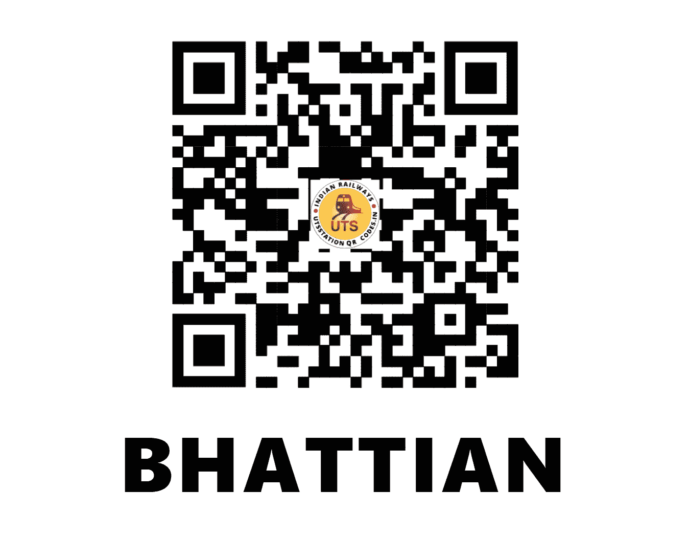 UTS QR Code for BHATTIAN - BTTN - NR (PUNJAB)