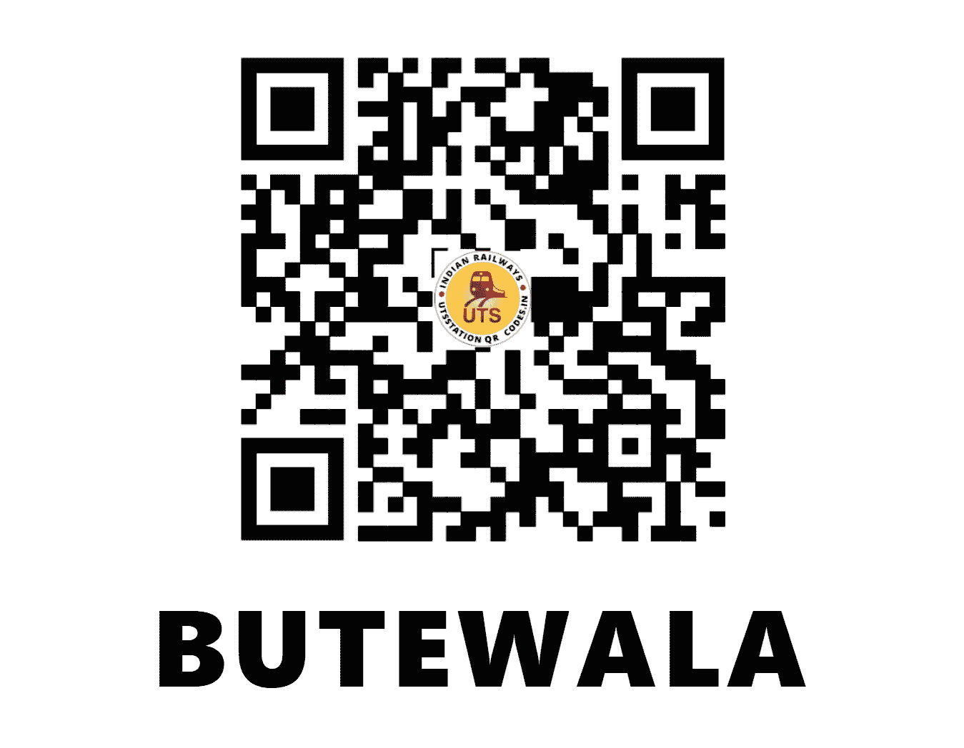 UTS QR Code for BUTEWALA - BWF - NR (PUNJAB)