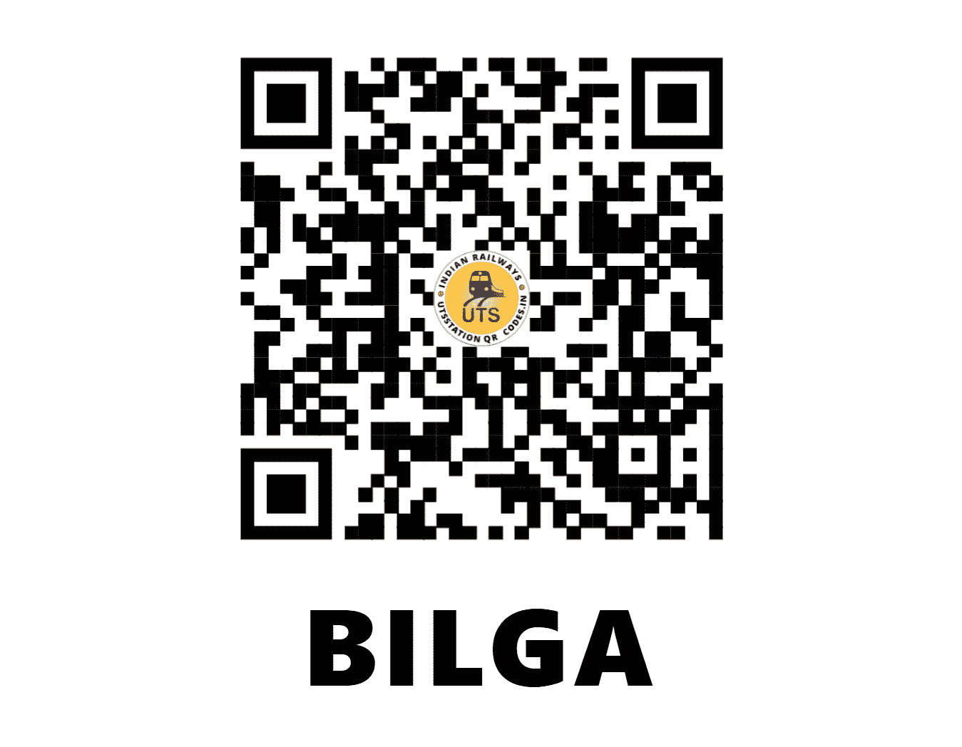 UTS QR Code for BILGA - BZG - NR (PUNJAB)